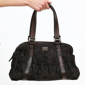 BURBERRY Black Johnstone Shoulder Bag